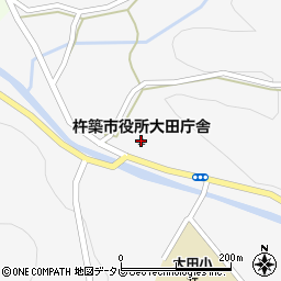 杵築市商工会　大田支所周辺の地図