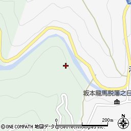 河辺川周辺の地図