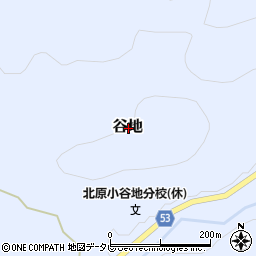 高知県土佐市谷地周辺の地図