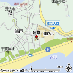 高知県高知市浦戸533-3周辺の地図