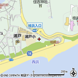 高知県高知市浦戸407周辺の地図