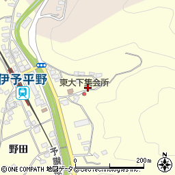 愛媛県大洲市平野町野田3209周辺の地図