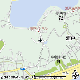 高知県高知市浦戸362周辺の地図