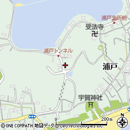 高知県高知市浦戸358周辺の地図