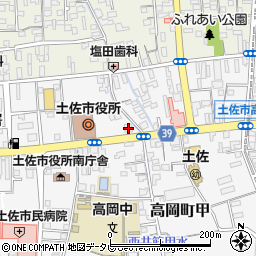 愛媛銀行高岡支店 ＡＴＭ周辺の地図