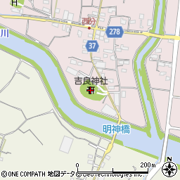 吉良神社周辺の地図
