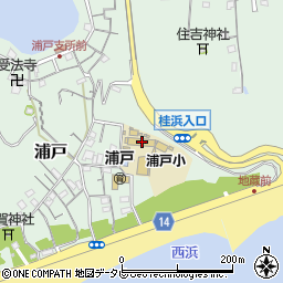 高知県高知市浦戸410周辺の地図