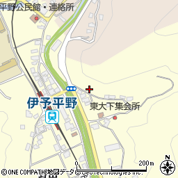 愛媛県大洲市平野町野田3183周辺の地図