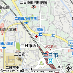 西日本シティ銀行二日市支店 ＡＴＭ周辺の地図