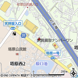 ムッシュさかい 筑紫野店周辺の地図