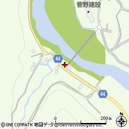 愛媛県大洲市菅田町大竹1089周辺の地図