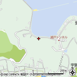高知県高知市浦戸周辺の地図
