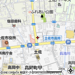 四国銀行高岡支店 ＡＴＭ周辺の地図
