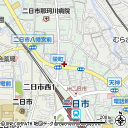 福岡銀行二日市支店 ＡＴＭ周辺の地図