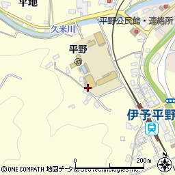 愛媛県大洲市平野町野田37周辺の地図