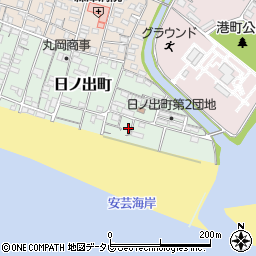 高知県安芸市日ノ出町10-6周辺の地図