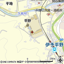 愛媛県大洲市平野町野田40周辺の地図
