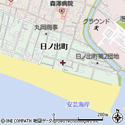 高知県安芸市日ノ出町8-16周辺の地図