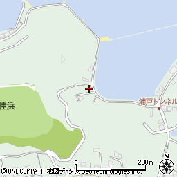 高知県高知市浦戸381周辺の地図