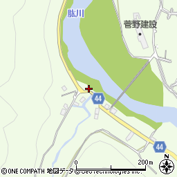 愛媛県大洲市菅田町大竹1109周辺の地図