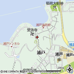 高知県高知市浦戸280周辺の地図