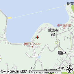 高知県高知市浦戸321周辺の地図