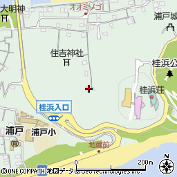 高知県高知市浦戸830周辺の地図