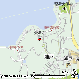 高知県高知市浦戸343周辺の地図