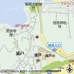 高知県高知市浦戸817周辺の地図