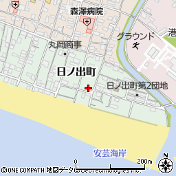 高知県安芸市日ノ出町8-18周辺の地図