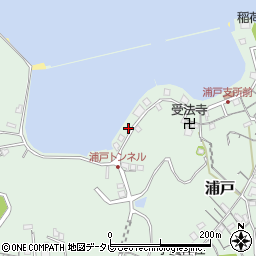高知県高知市浦戸318周辺の地図