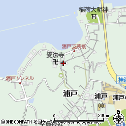 高知県高知市浦戸278周辺の地図