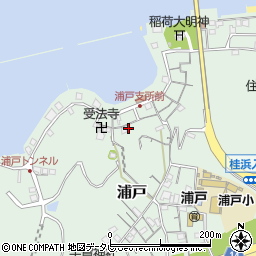 高知県高知市浦戸286周辺の地図