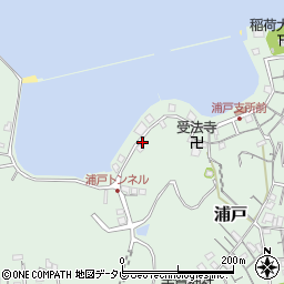 高知県高知市浦戸322周辺の地図