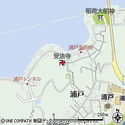 高知県高知市浦戸338周辺の地図