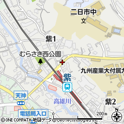 紫駅周辺の地図