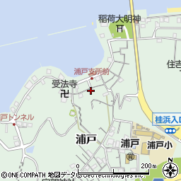 高知県高知市浦戸289周辺の地図