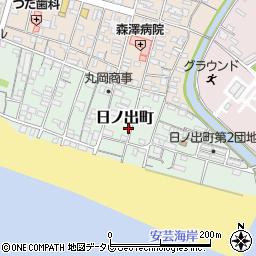 高知県安芸市日ノ出町7-14周辺の地図