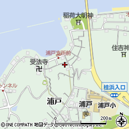 高知県高知市浦戸292周辺の地図