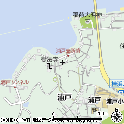 高知県高知市浦戸271周辺の地図