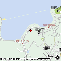 高知県高知市浦戸325周辺の地図