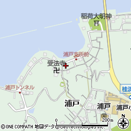 高知県高知市浦戸266周辺の地図