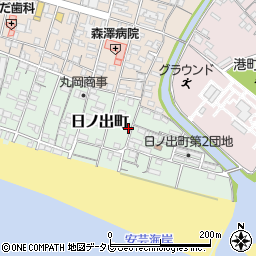 高知県安芸市日ノ出町8-12周辺の地図