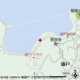 高知県高知市浦戸315周辺の地図