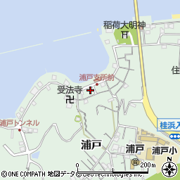 高知県高知市浦戸268周辺の地図