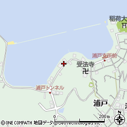 高知県高知市浦戸313周辺の地図
