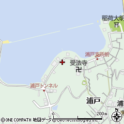 高知県高知市浦戸327周辺の地図