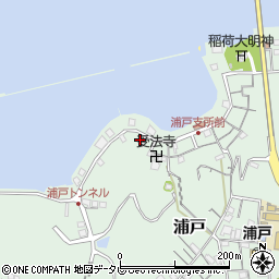 高知県高知市浦戸331周辺の地図