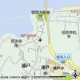 高知県高知市浦戸213周辺の地図
