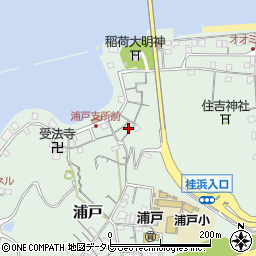 高知県高知市浦戸212周辺の地図